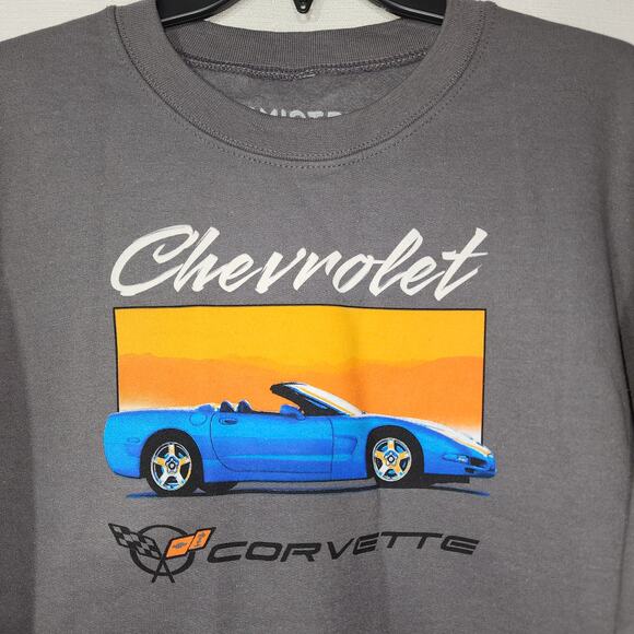 Chevrolet Corvette grays sweatshirt small men - Picture 3 of 6